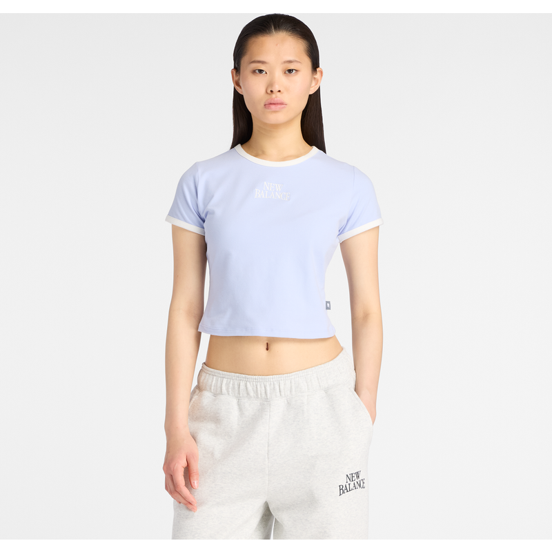 Levně Dámské tričko New Balance WT61Y33QDYK – fialové