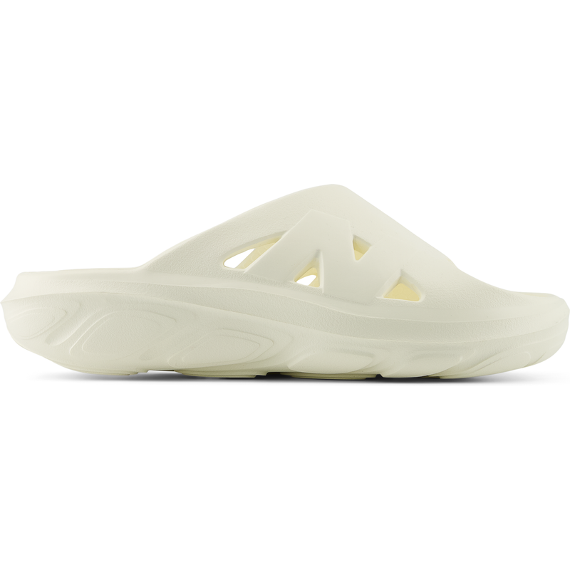 Levně Unisex pantofle New Balance RCVRYSC1 – béžové