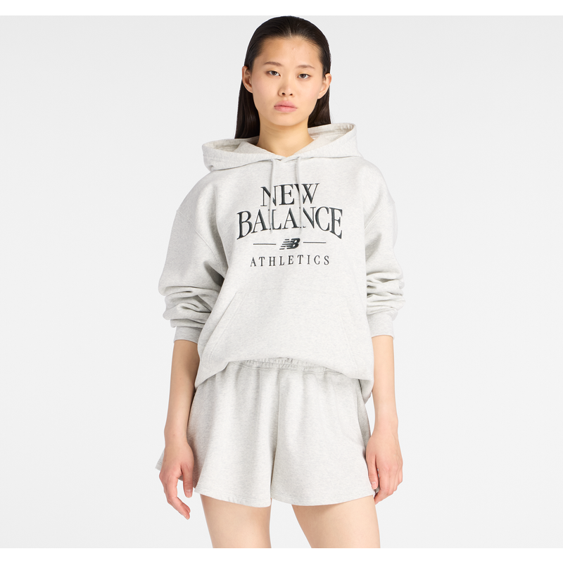 Levně Dámská mikina New Balance WT61U6QSAHH – šedé