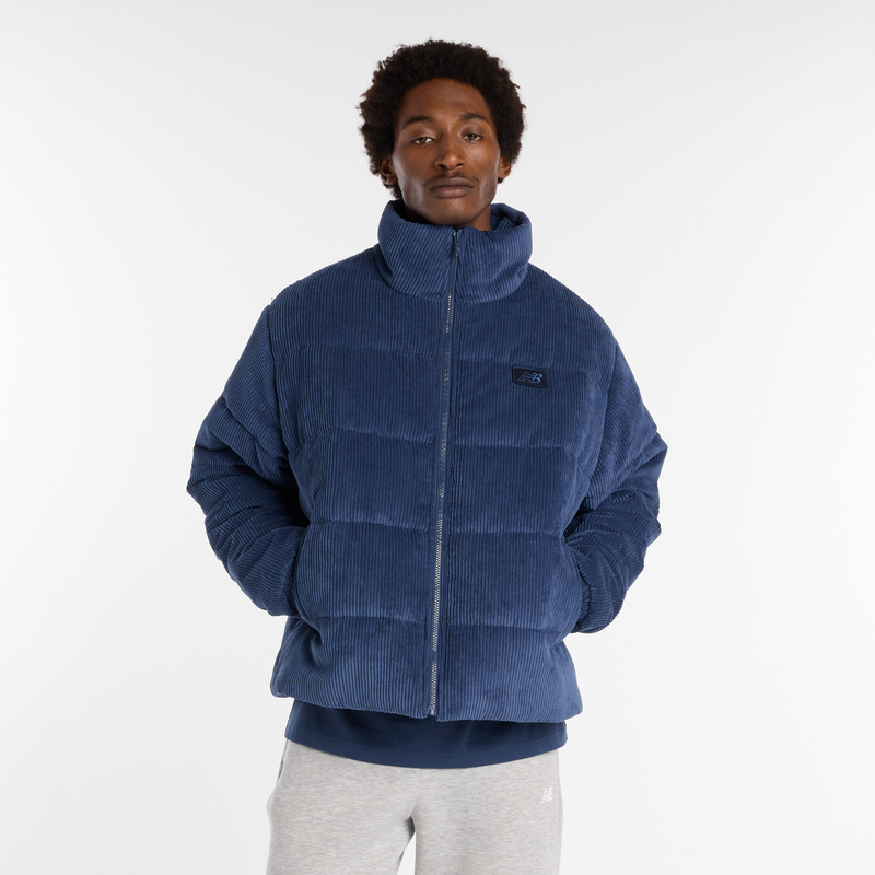 Levně Pánská bunda New Balance MO53510NNY – tmavomodrá