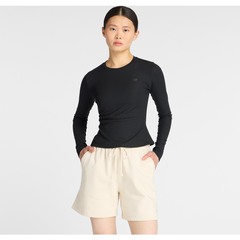 Levně Dámské tričko New Balance WT53133BK – černé