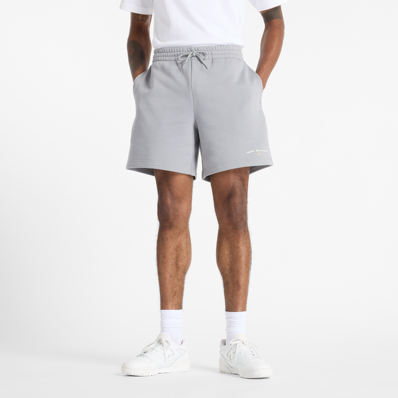 Levně Pánské šortky New Balance MS51506YST – šedé