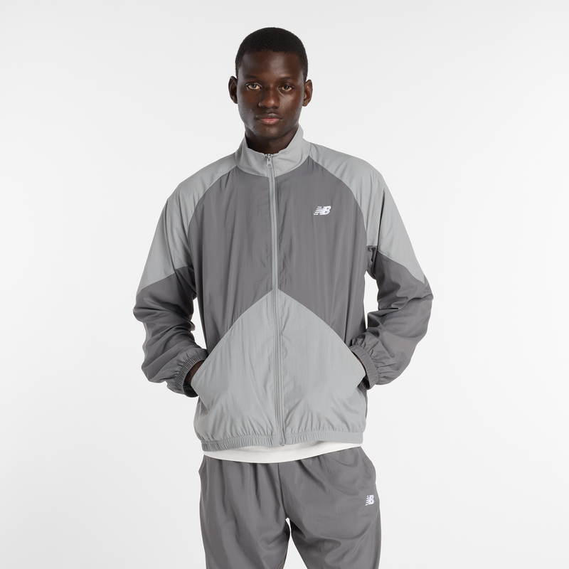Levně Pánská bunda New Balance MJ61J73YCAS – šedé