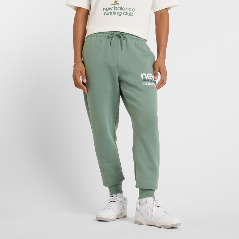 Levně Pánské kalhoty New Balance MP51940DKJ – zelené