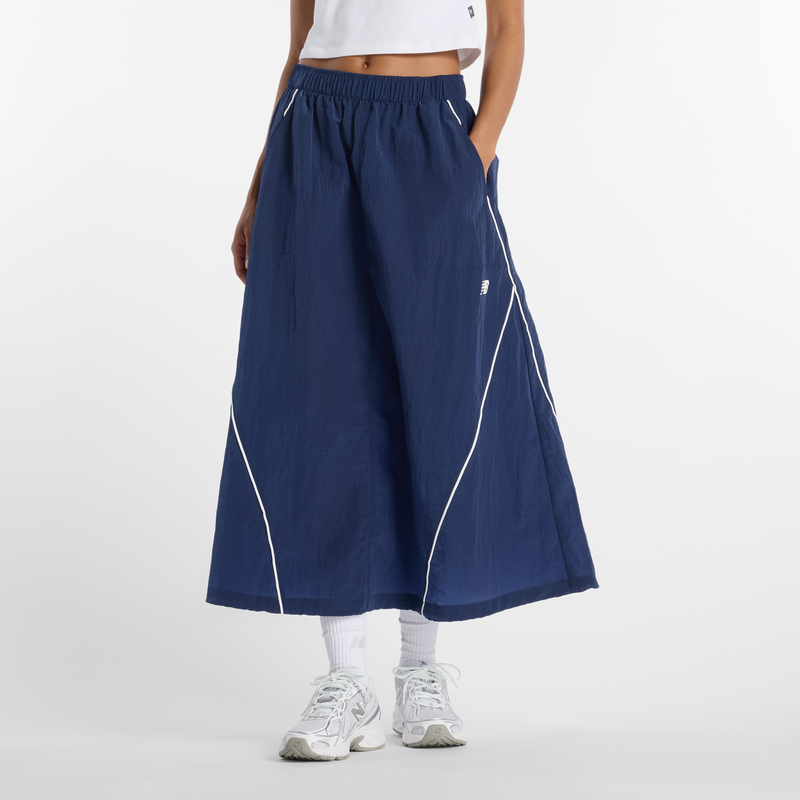 Levně Dámská sukně New Balance WB61D2OPNNY – tmavomodrá