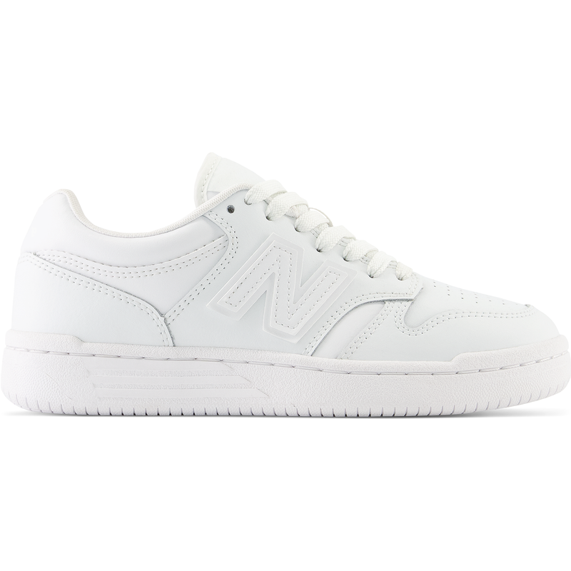 Levně Dětské boty New Balance GSB4803W – bílé