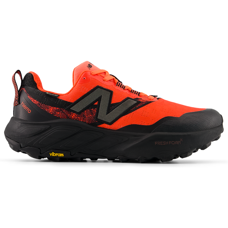 Levně Pánské boty New Balance Fresh Foam X Hierro v9 Gore-Tex MTHIGLC9 – oranžová