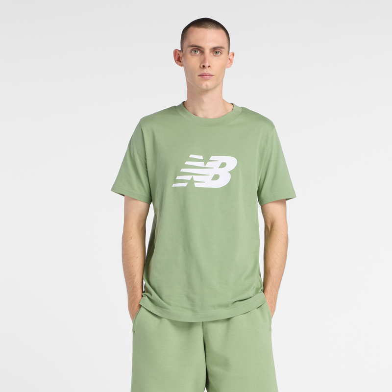 Levně Pánské tričko New Balance MT43906AAR – zelené