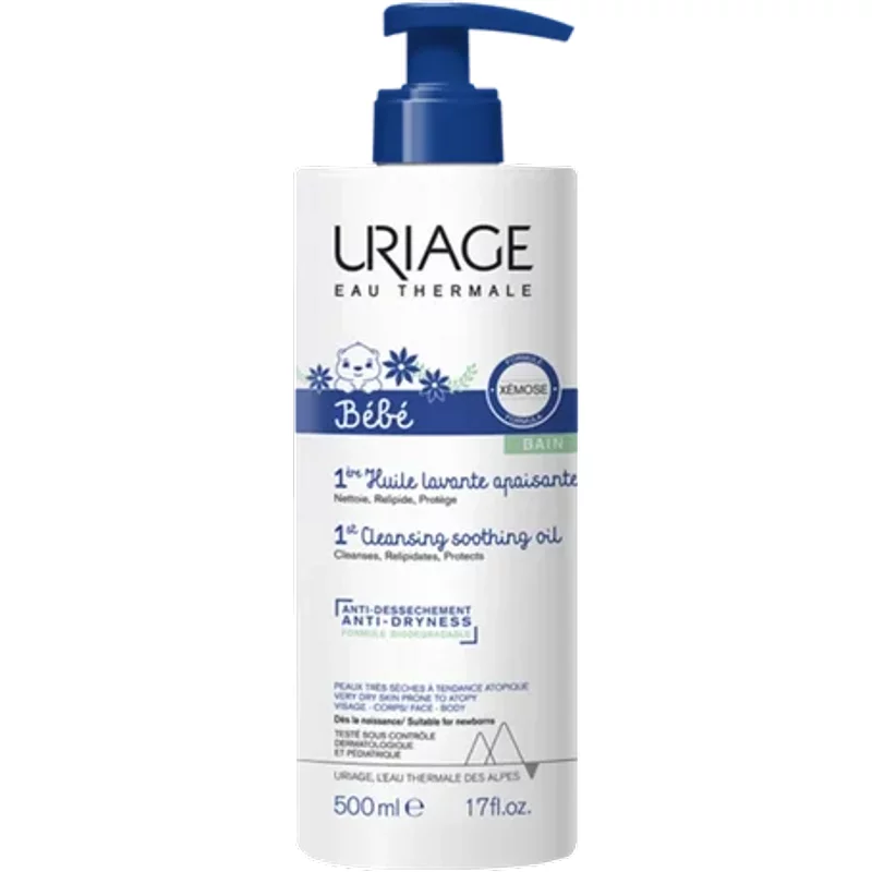 Uriage Bébé 1ère Huile Lavante Apaisante 500ml