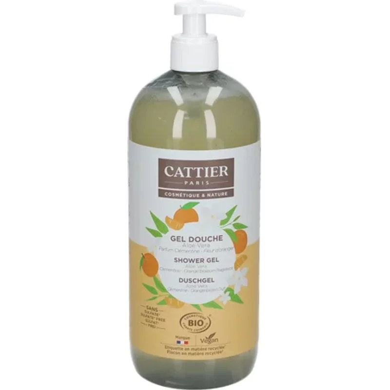 Gel de douche BIO Aloe Vera Clémentina-Azahar 1 L