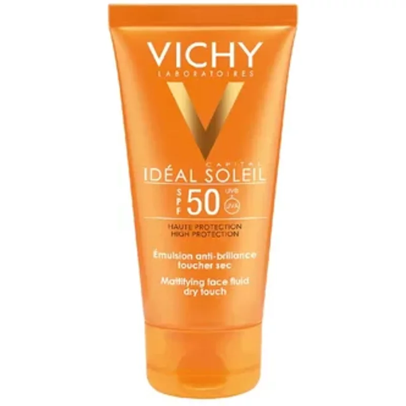 Émulsion Rostro Tacto Seco Idéal Soleil SPF 50 50 ml