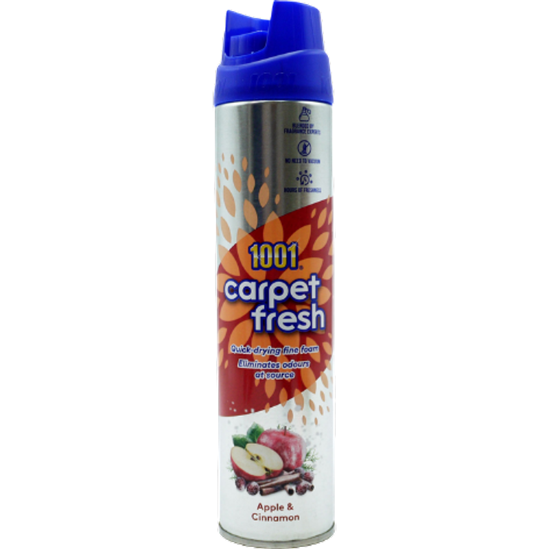 1001 Carpet Fresh Apple & Cinnamon Mattfräscharespray - 300 ml