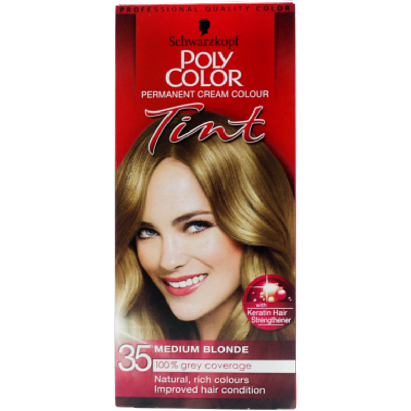 Schwarzkopf Poly Color Tint Hårfärg - 35 Medium Blonde