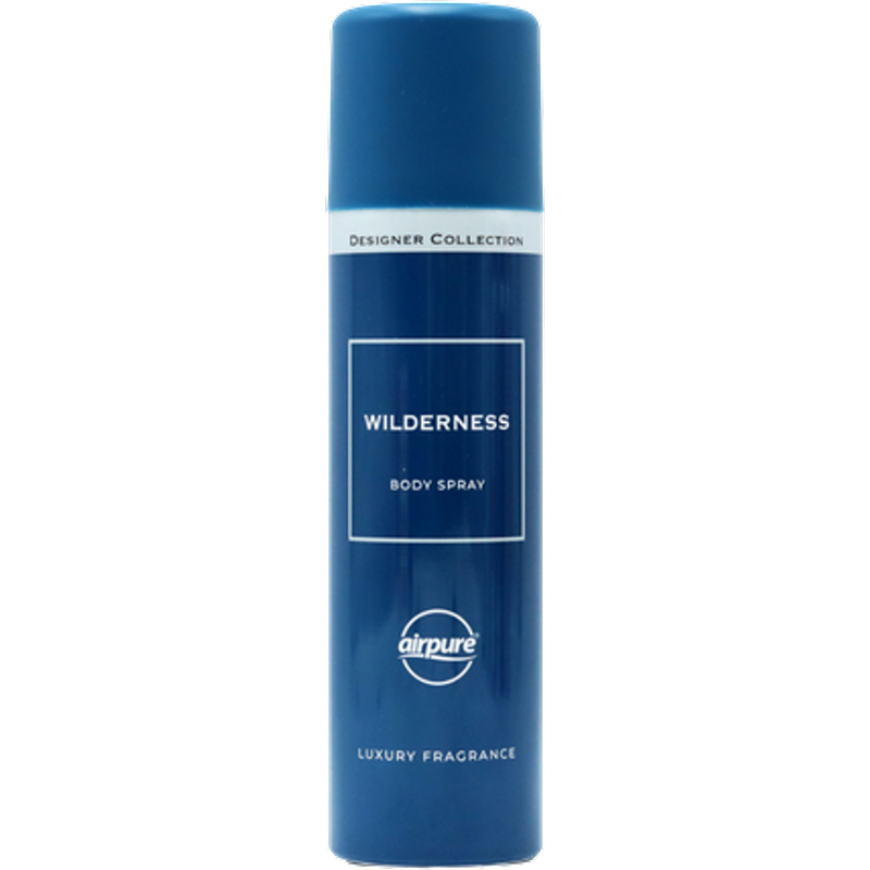 Airpure Mens-Wilderness Luxury Fragrance Bodyspray för män - 150 ml