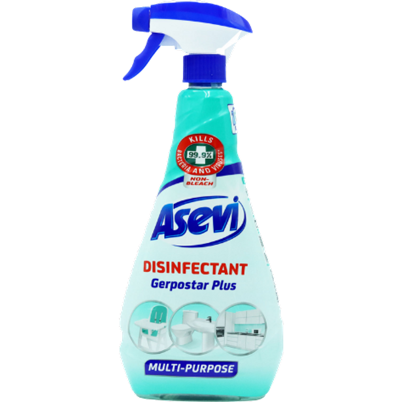 Asevi Gerpostar Plus Multifunktionell Desinfektionsspray - 720 ml