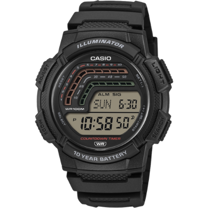 Casio WS-1800-1AVEF Digital Sportklocka - Svart