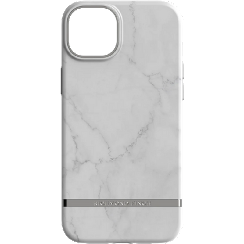 Richmond & Finch iPhone 14-skal i vit marmor