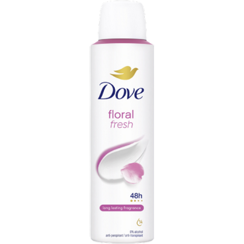Dove Floral Fresh Antiperspirant Deodorantspray För Kvinnor - 150 ml