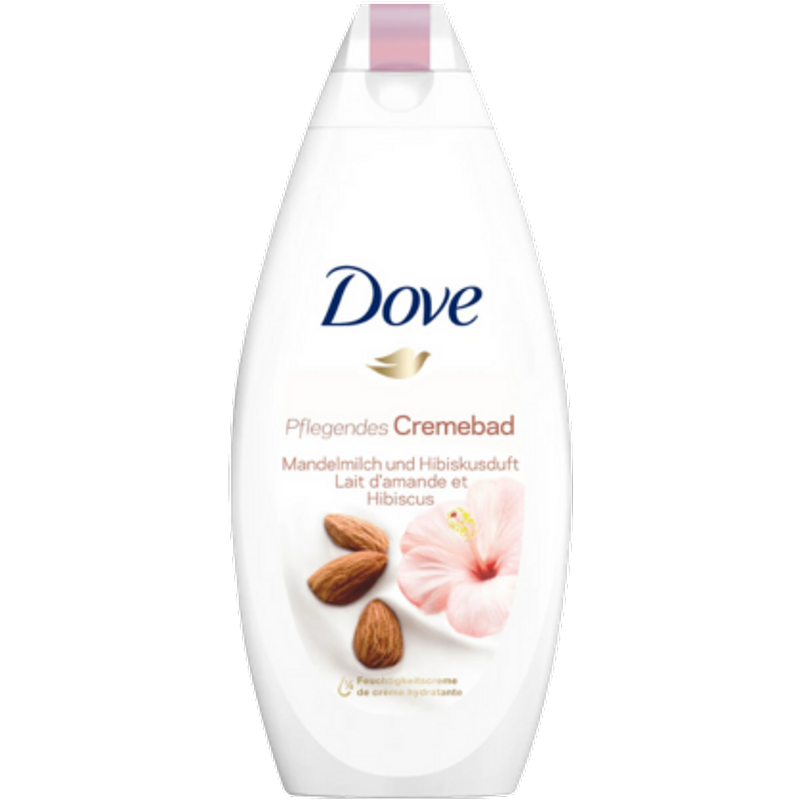 Dove Caring Bath Almond Creme & Hibiscus Body Wash 750ml