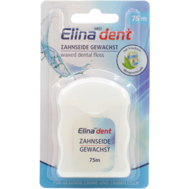 Elina Med Dent Mint tandtråd - 75 m