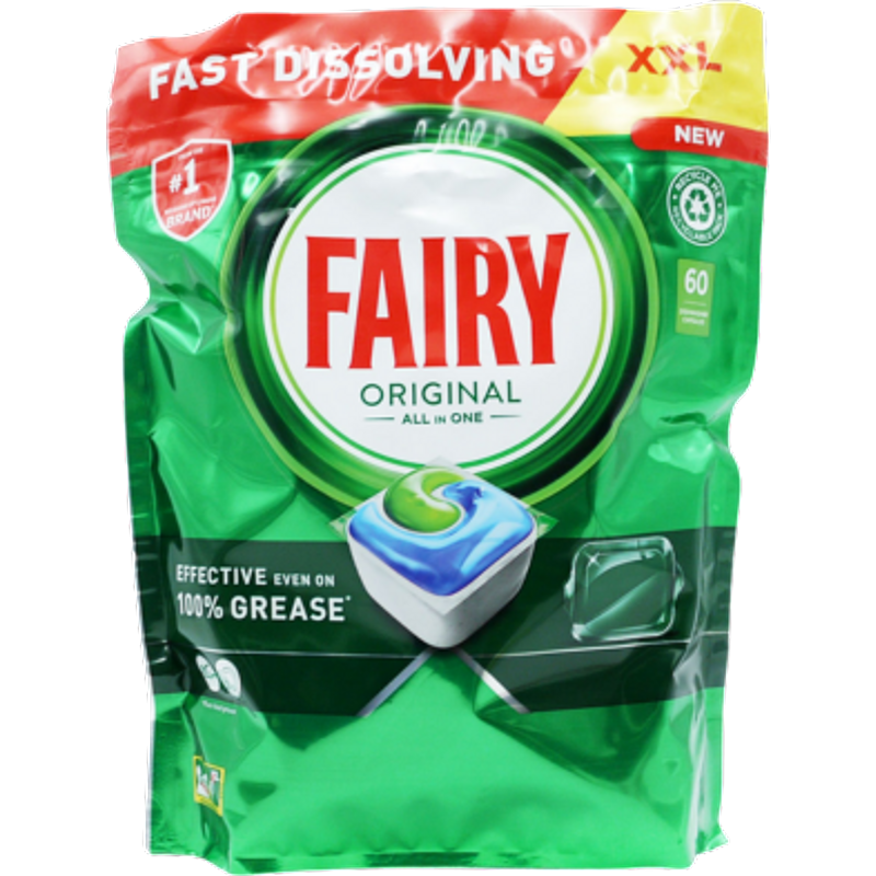 Fairy Original Diskmedelsflikar - 60 st