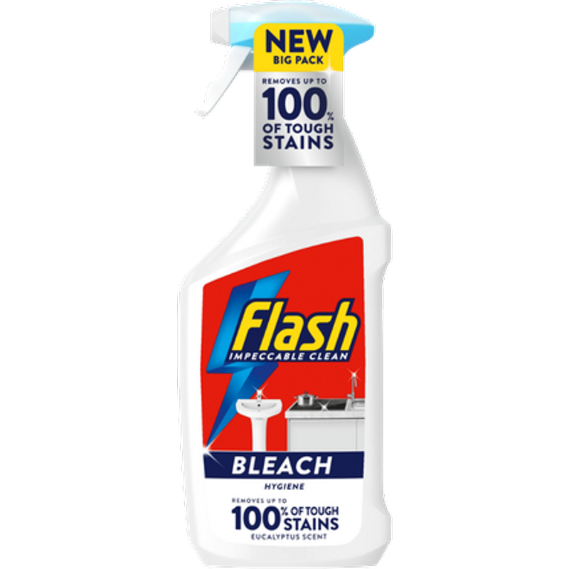 Flash Spray With Bleach With Eucalyptus Scent Cleaning Spray - 800 ml