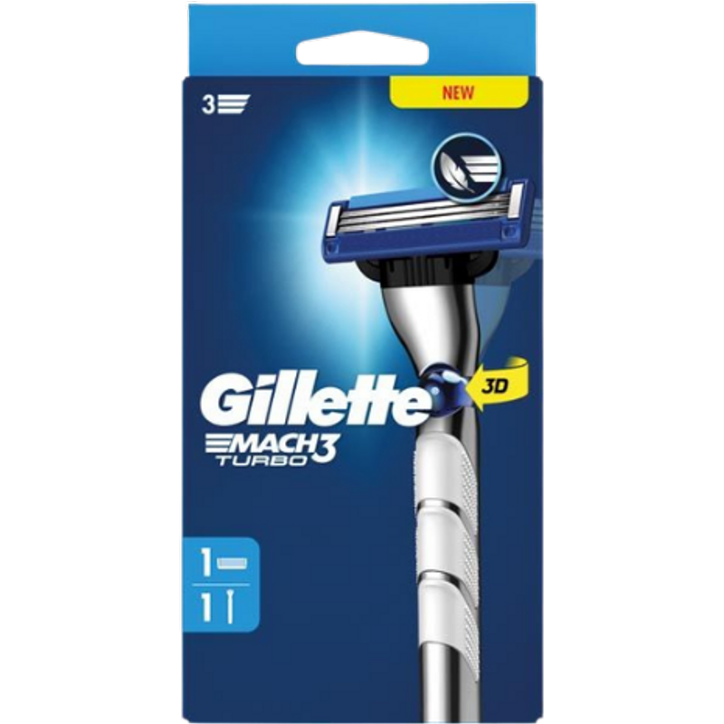 Gillette Mach3 Turbo 3D Rakhyvel