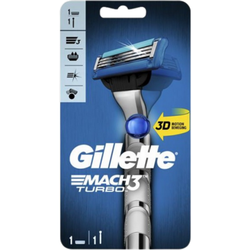 Gillette Mach3 Turbo 3D-skrapa
