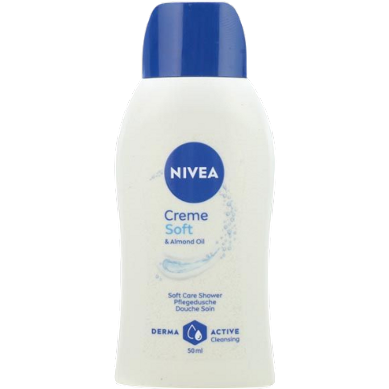Nivea Creme Soft & Almond Oil Duschgel - 50 ml