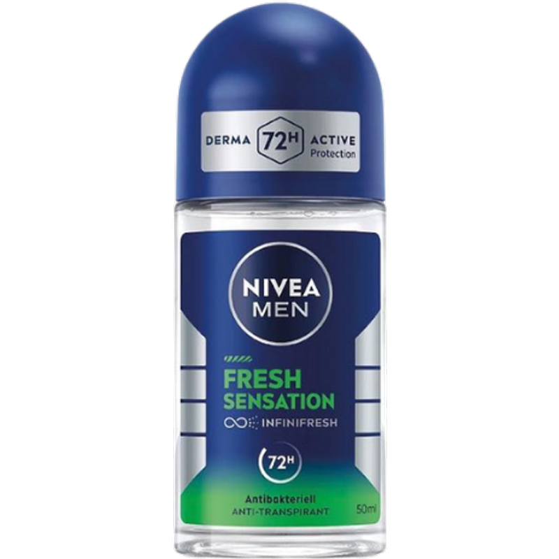 Nivea Men Fresh Sensation 72H Antiperspirant Deodorant Roll-On - 50 ml