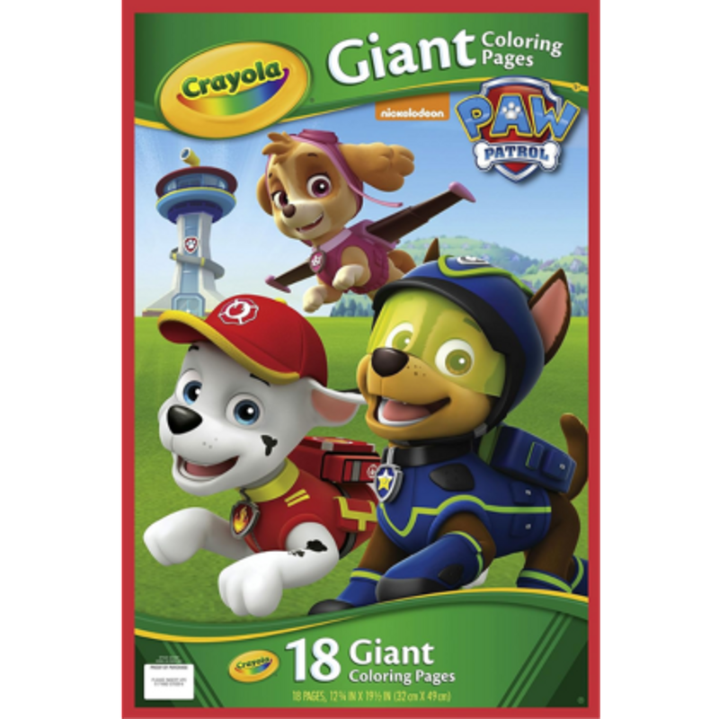 Paw Patrol Stor målarbok med klistermärken
