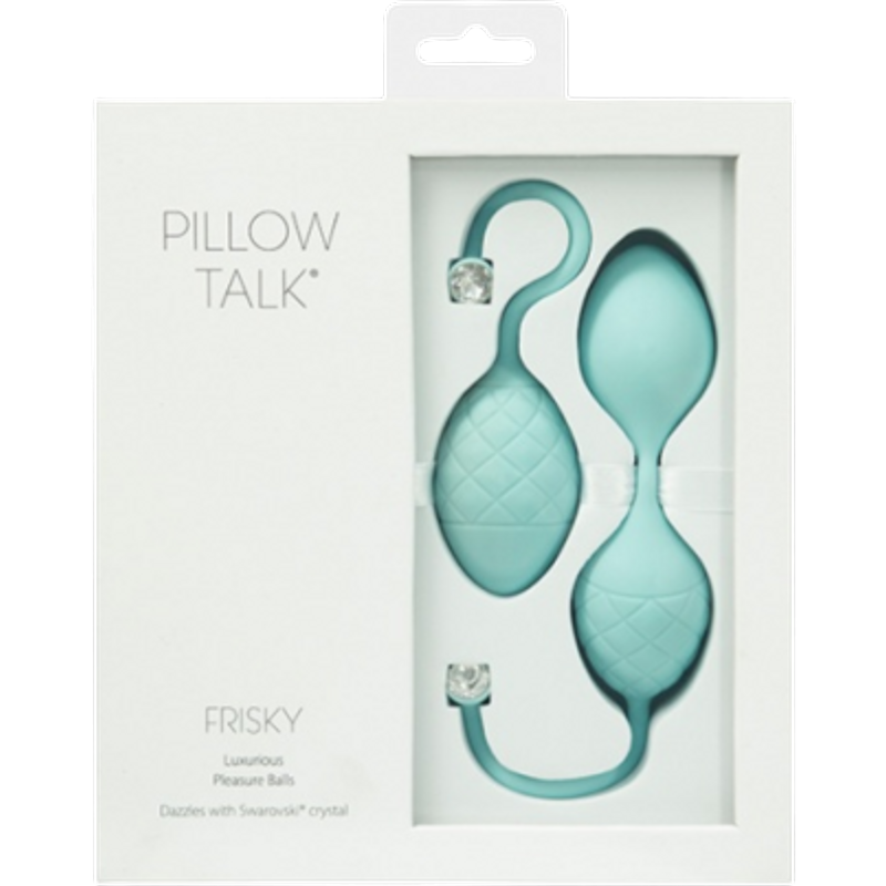 Pillow Talk Frisky bäckenbottenbollar - Grön
