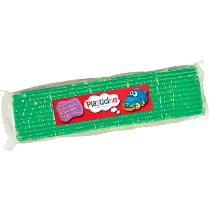 Modelleringsblock av plasticine - grön