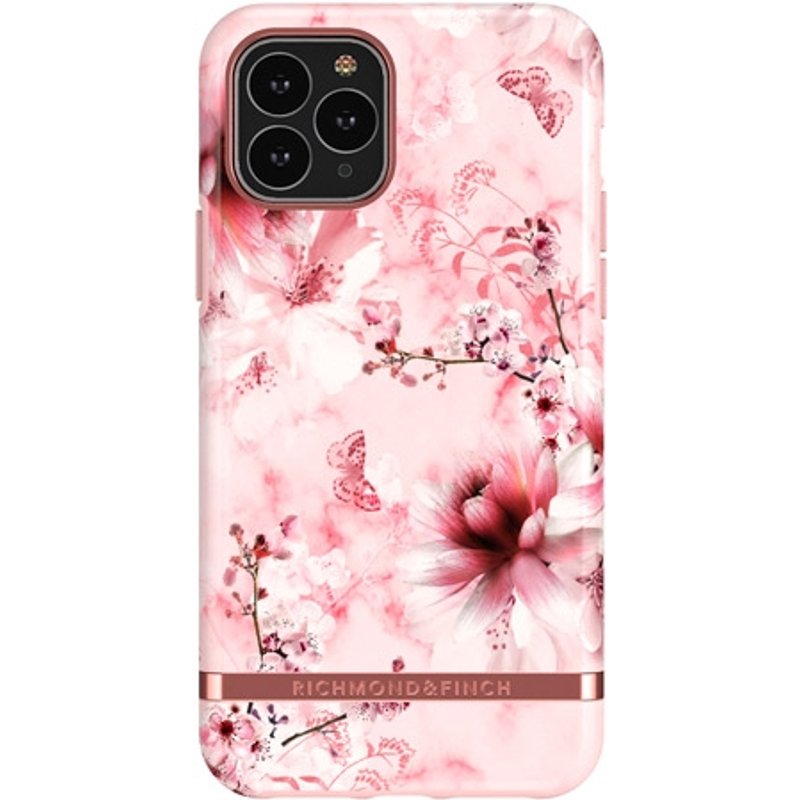 Richmond & Finch Pink Marble Floral iPhone 11 Pro-skal