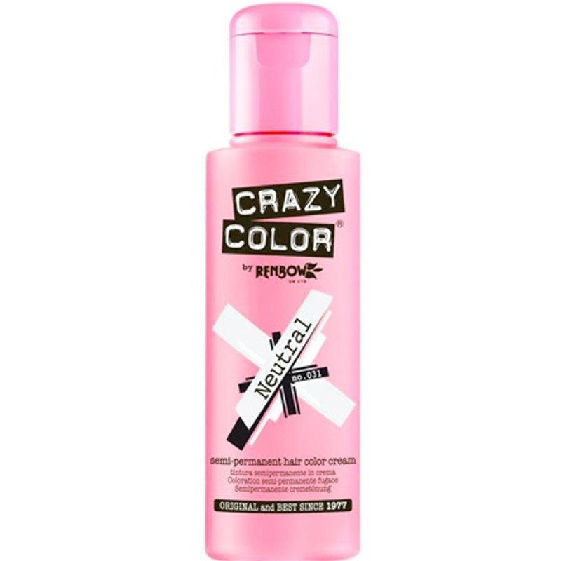 Renbow Crazy Color Halvpermanent hårfärg - 031 Neutral