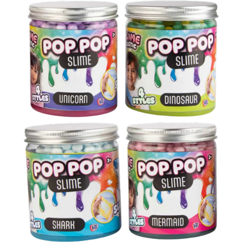 Slime Tastic Pop Slime Leksak - Assorterad
