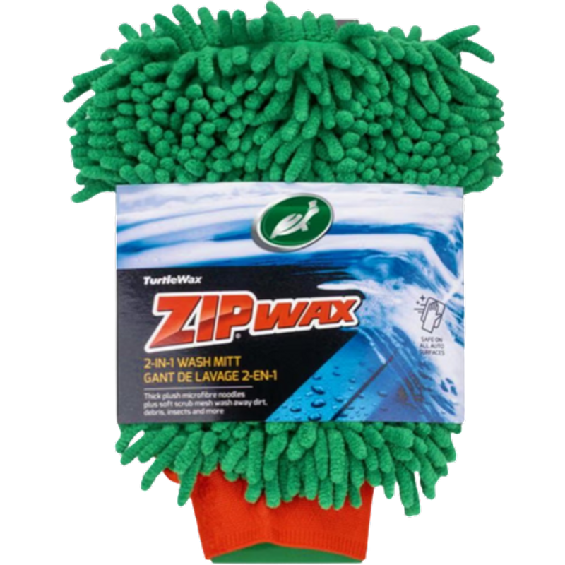 Turtle Wax Zip Wax 2-i-1 Mikrofiber Tvätthandske – 1 st