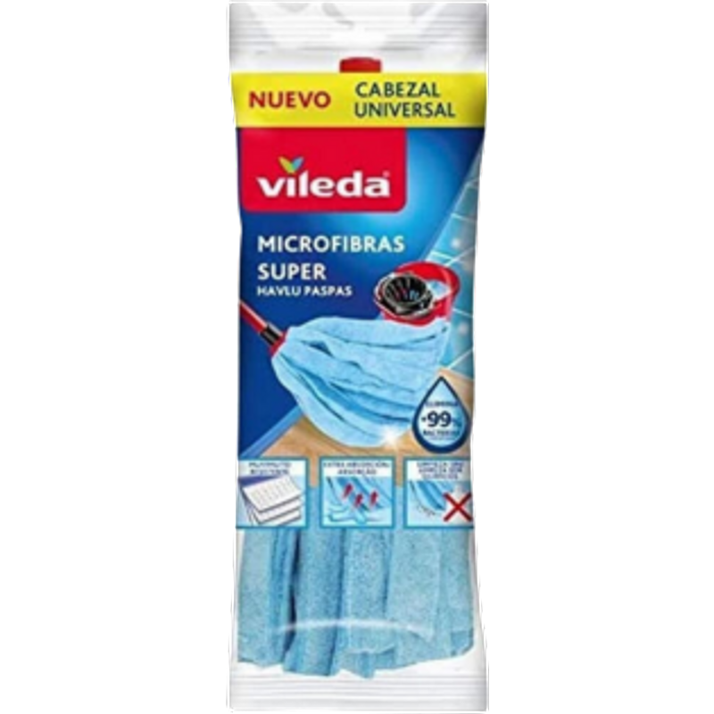 Vileda golvmopp i mikrofiber blå
