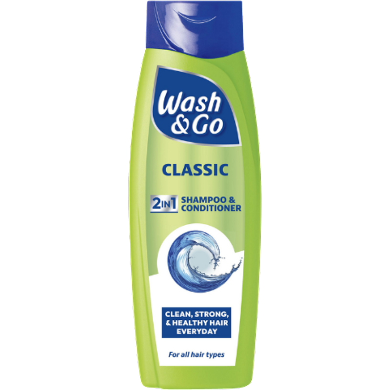 Wash & Go Classic 2-i-1 Schampo & Balsam - 290 ml