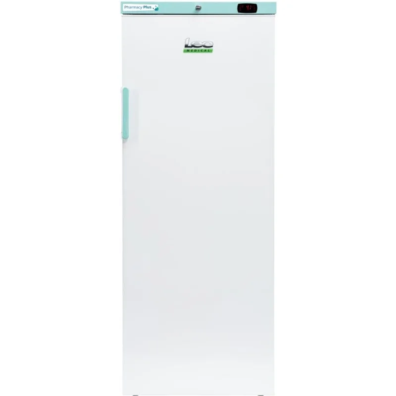 LEC Medical PPSR310BT Solid Single Door Pharmacy Plus Bluetooth Enabled Upright Refrigerator, 310 Litres