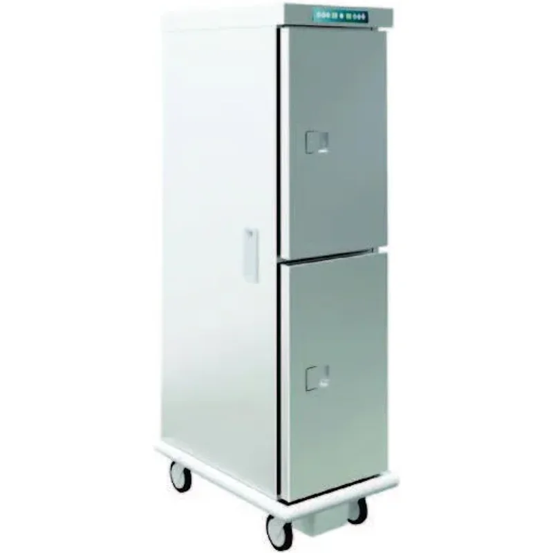 Emainox 24 X 2/1Gn Mobile Fan Assisted Heated Holding Cabinet - With Humidity