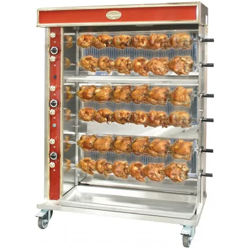 Inotech Legend ITL36 (Wide) Wall Of Flame Rotisserie 6 Spit