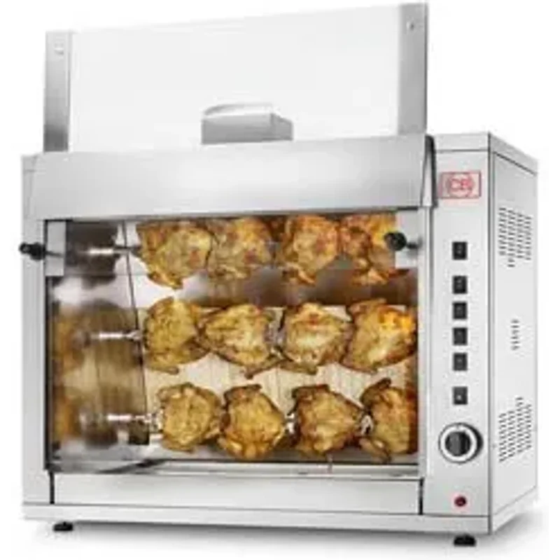 CB G-12P - 3 Spit - 12 Bird Gas Rotisserie
