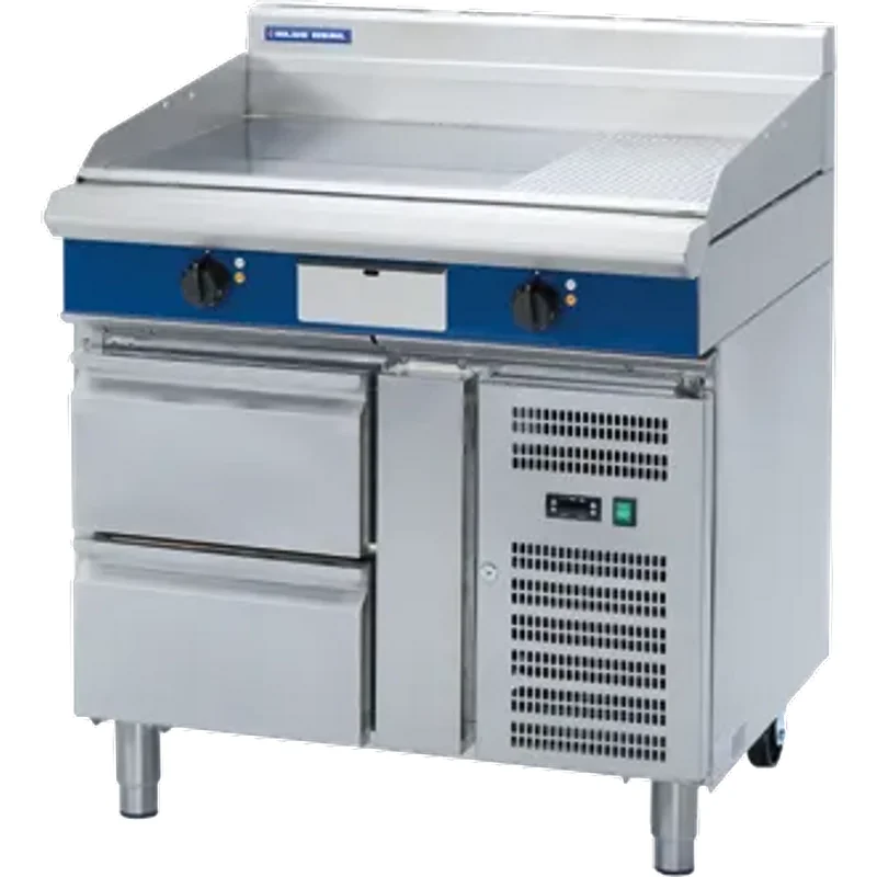 Blue Evolution Series EP516-RB - 900mm Electric Griddle Refrigerated Base
