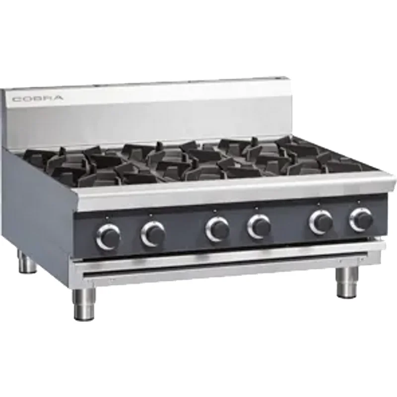 Cobra C9D-B 900mm Six Burner Gas Cooktop - Bench Model LPG