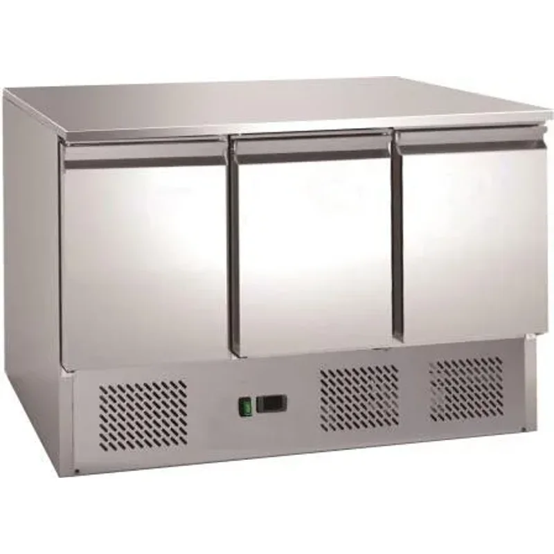 Chefsrange SS3H - 3 Door Space Saver Prep Counter