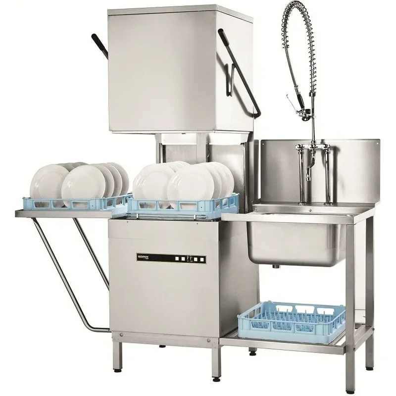Hobart Ecomax H604W-12B Hood / Passthrough Dishwasher WRAS Approved