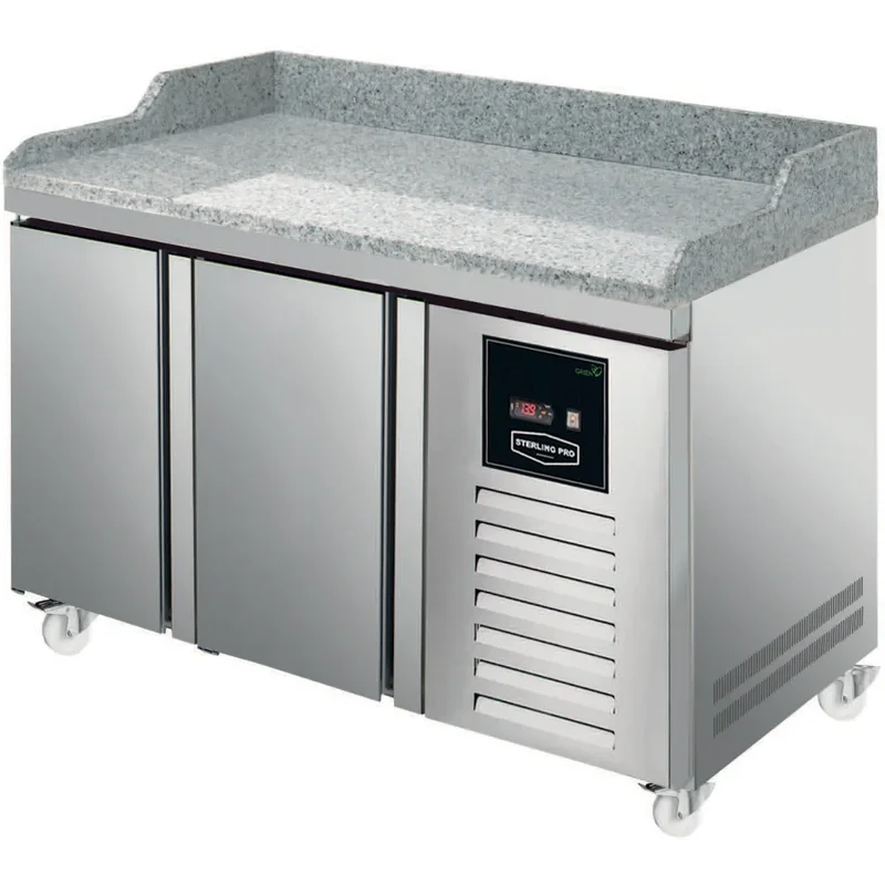 Sterling Pro Green SPI-7-135-20-GR 2 Door Granite Fridge Counter, 290 Litres