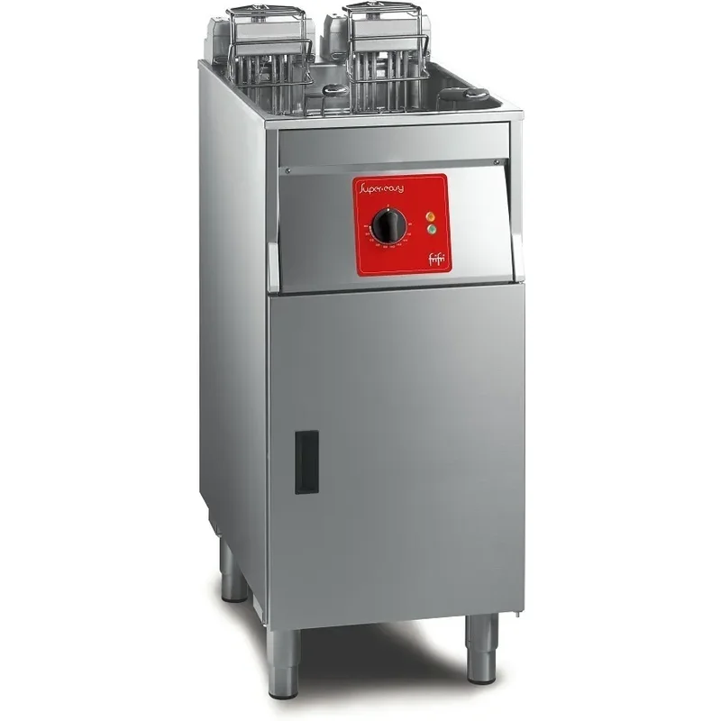 SL412H31G0 - FriFri Super Easy 412 Electric Free-standing Single Tank Fryer with Filtration - 2 Baskets - W 400 mm - 22.0 kW