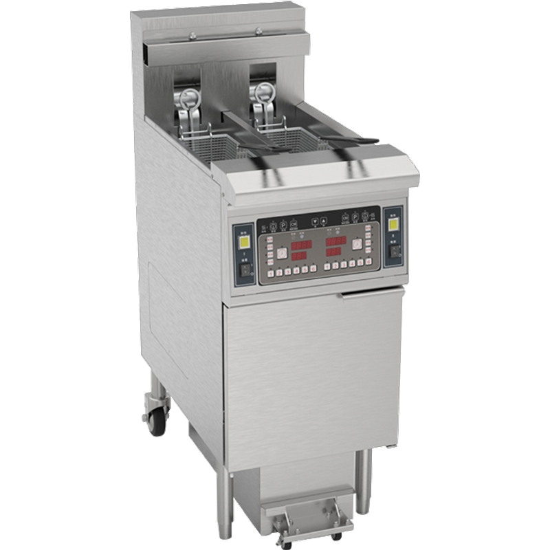 Chefsrange OFE213 - Twin Tank 11.5+11.5 Ltr Electric Filtration Fryer
